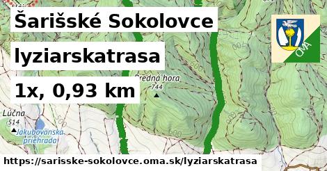 Šarišské Sokolovce Lyžiarske trasy  