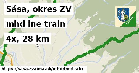 Sása, okres ZV Doprava iná train