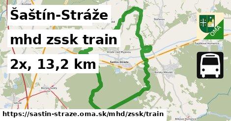 Šaštín-Stráže Doprava zssk train