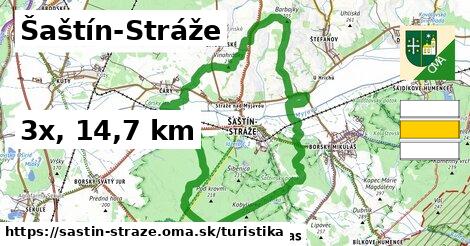 Šaštín-Stráže Turistické trasy  