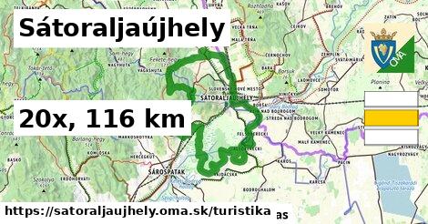 Sátoraljaújhely Turistické trasy  