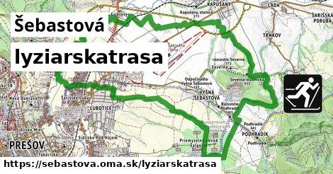 Šebastová Lyžiarske trasy  