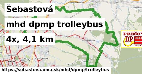 Šebastová Doprava dpmp trolleybus