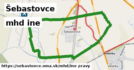 Šebastovce Doprava iná 