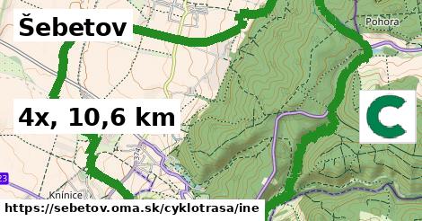 Šebetov Cyklotrasy iná 