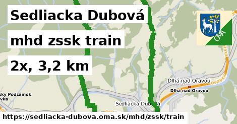 Sedliacka Dubová Doprava zssk train