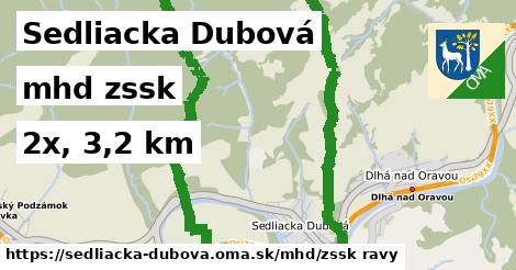 Sedliacka Dubová Doprava zssk 