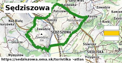 Sędziszowa Turistické trasy  