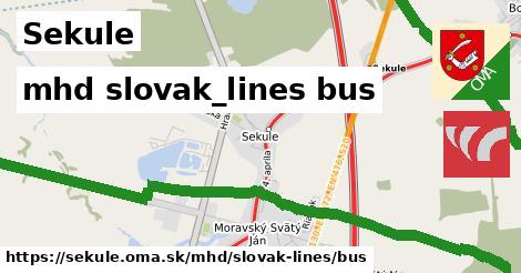 Sekule Doprava slovak-lines bus