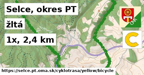 Selce, okres PT Cyklotrasy žltá bicycle