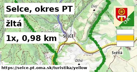 Selce, okres PT Turistické trasy žltá 