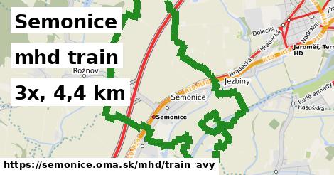 Semonice Doprava train 