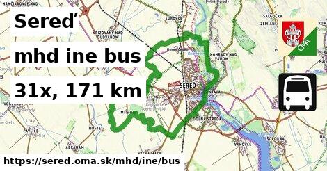 Sereď Doprava iná bus