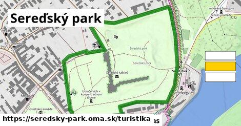 Sereďský park Turistické trasy  