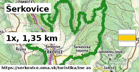 Šerkovice Turistické trasy iná 