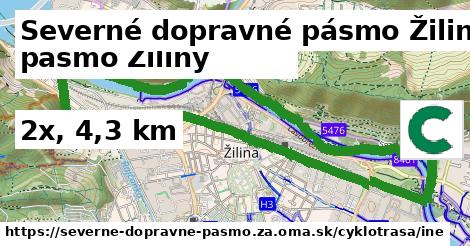 Severné dopravné pásmo Žiliny Cyklotrasy iná 