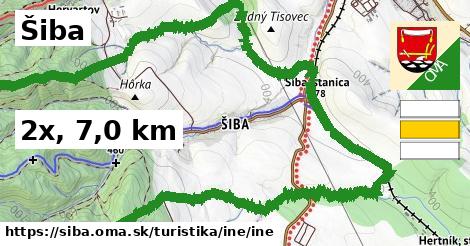 Šiba Turistické trasy iná iná