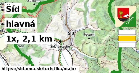 Šíd Turistické trasy hlavná 