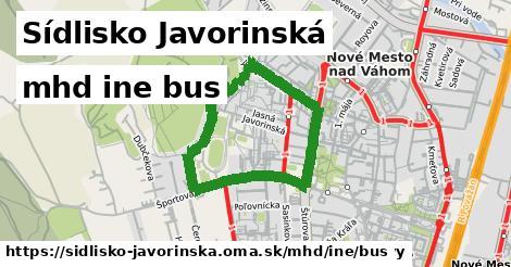 Sídlisko Javorinská Doprava iná bus