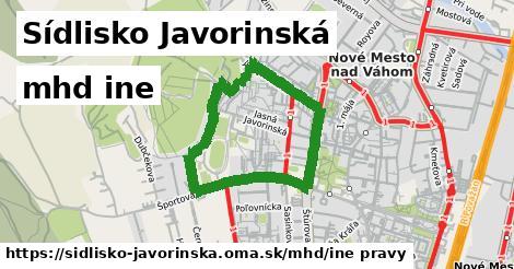 Sídlisko Javorinská Doprava iná 