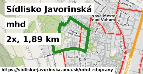 Sídlisko Javorinská Doprava  