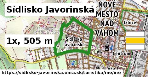 Sídlisko Javorinská Turistické trasy iná iná