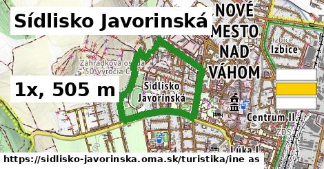 Sídlisko Javorinská Turistické trasy iná 