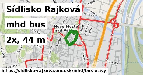 Sídlisko Rajková Doprava bus 