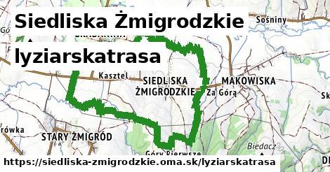Siedliska Żmigrodzkie Lyžiarske trasy  