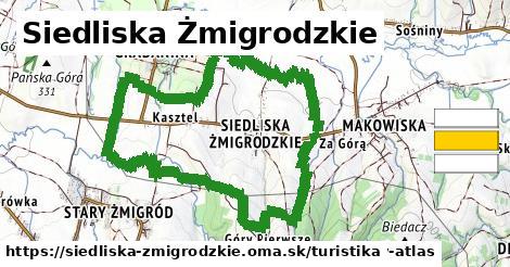 Siedliska Żmigrodzkie Turistické trasy  