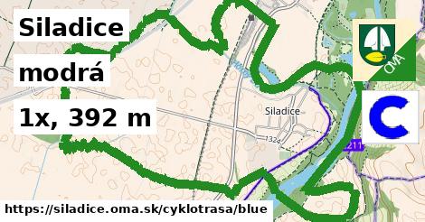 Siladice Cyklotrasy modrá 