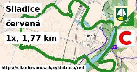 Siladice Cyklotrasy červená 