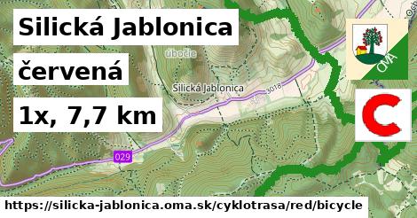 Silická Jablonica Cyklotrasy červená bicycle