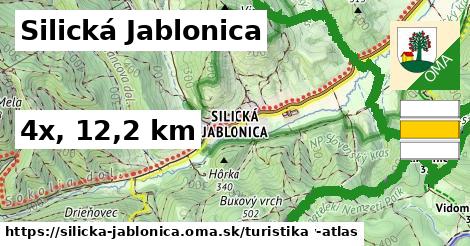 Silická Jablonica Turistické trasy  