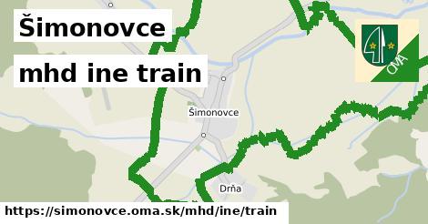 Šimonovce Doprava iná train