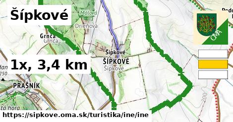 Šípkové Turistické trasy iná iná