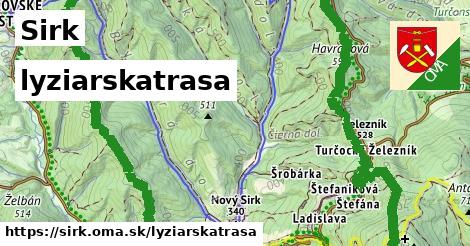 Sirk Lyžiarske trasy  