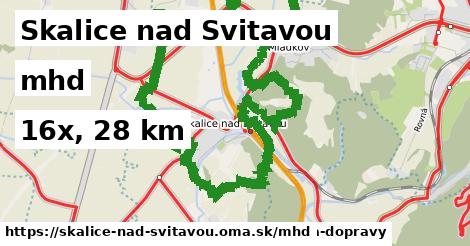 Skalice nad Svitavou Doprava  