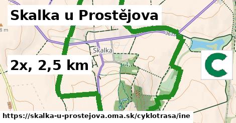 Skalka u Prostějova Cyklotrasy iná 