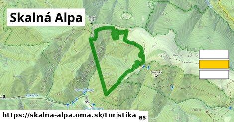Skalná Alpa Turistické trasy  