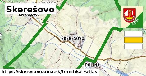 Skerešovo Turistické trasy  