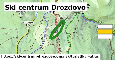 Ski centrum Drozdovo Turistické trasy  