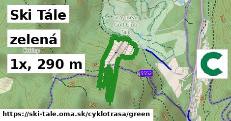 Ski Tále Cyklotrasy zelená 