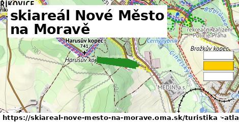 skiareál Nové Město na Moravě Turistické trasy  