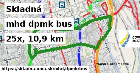 Skladná Doprava dpmk bus