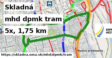 Skladná Doprava dpmk tram