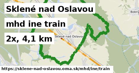 Sklené nad Oslavou Doprava iná train