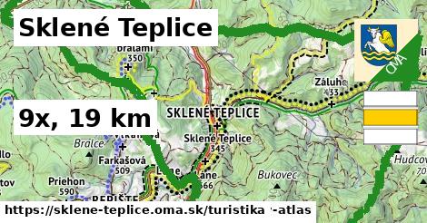 Sklené Teplice Turistické trasy  