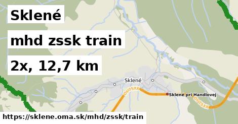 Sklené Doprava zssk train