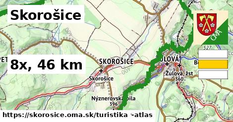 Skorošice Turistické trasy  